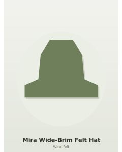 Mira Wide-Brim Felt Hat