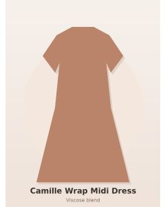 Camille Wrap Midi Dress
