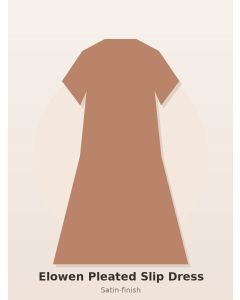 Elowen Pleated Slip Dress